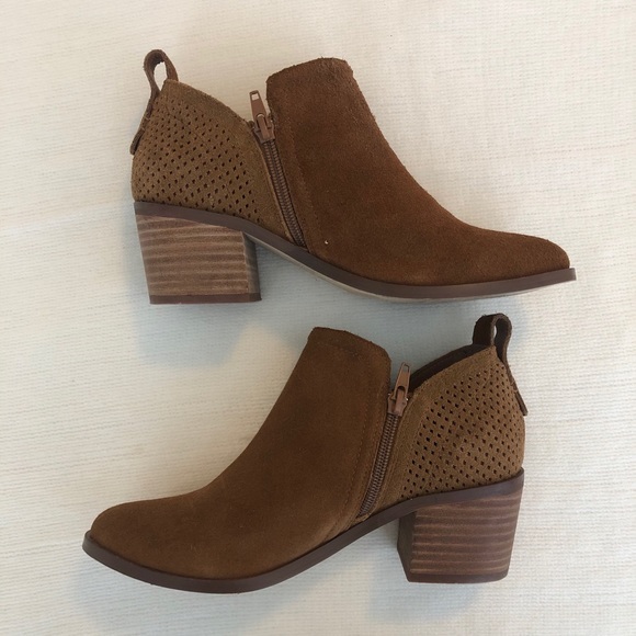 ‼️SOLD‼️ Steve Madden Ruebey Suede Bootie - Chestnut, 6.5 - Picture 11 of 14